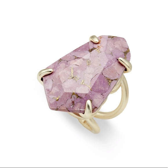 NWT Kendra Scott 14k Gold Macie Cocktail Ring - Picture 4 of 5